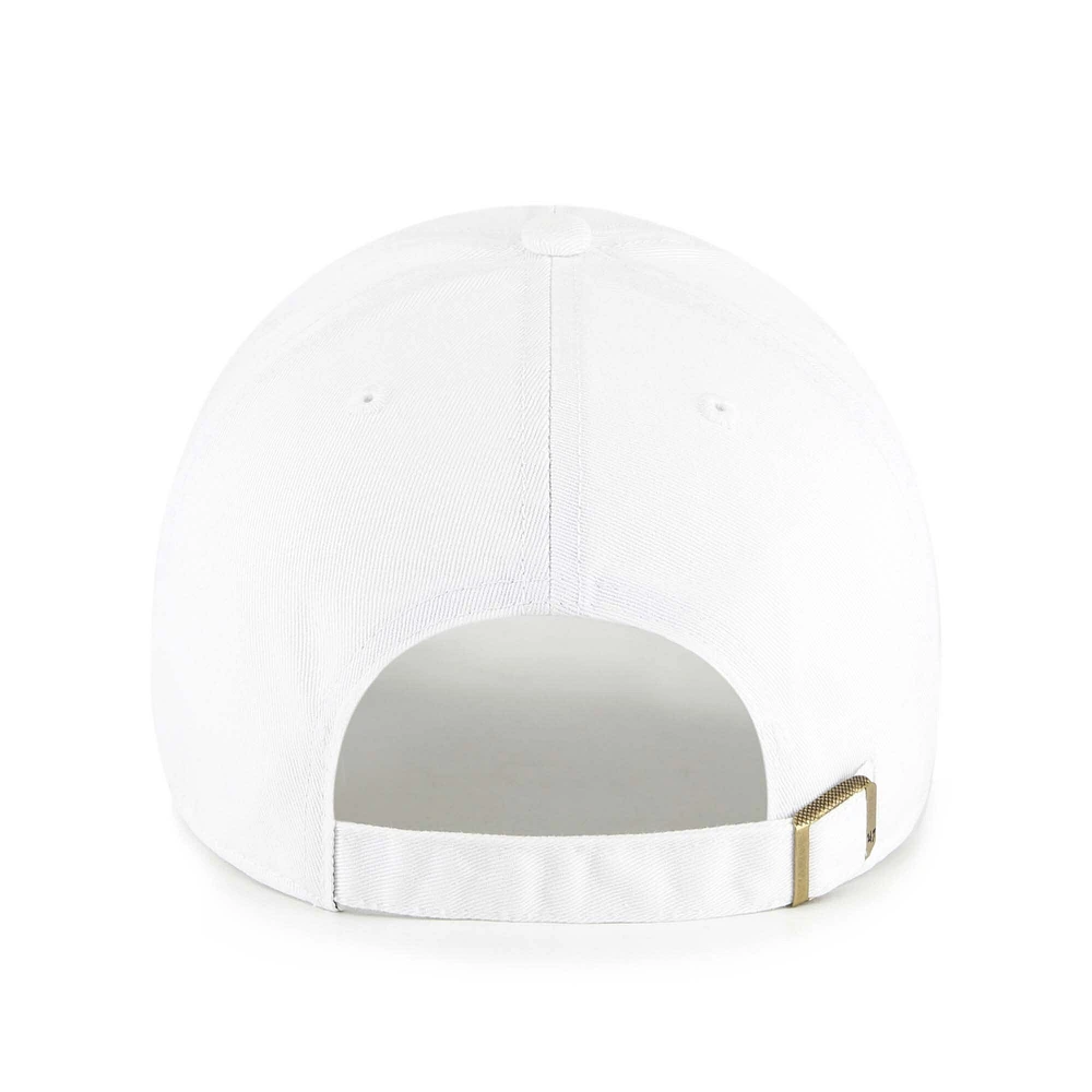 Casquette ajustable « 47 » pour homme, modèle Virginia Cavaliers Vault Clean Up blanc