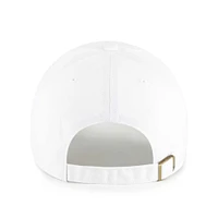 Casquette ajustable « 47 » pour homme, modèle Virginia Cavaliers Vault Clean Up blanc