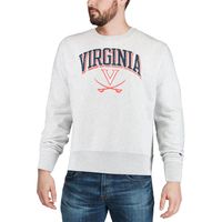 Men's Champion Gray Virginia Cavaliers Arch Over Logo Reverse Weave Pullover Sweatshirt