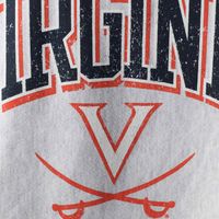 Men's Champion Gray Virginia Cavaliers Arch Over Logo Reverse Weave Pullover Sweatshirt