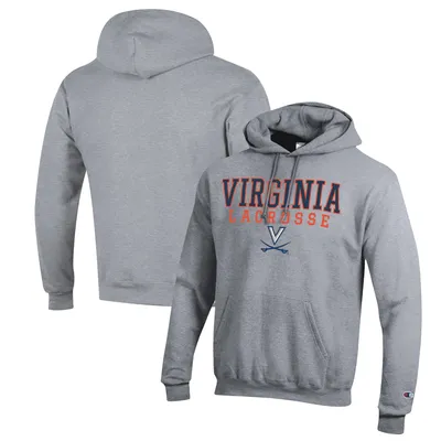 Virginia Cavaliers Champion Stack Logo Lacrosse Powerblend Pullover Hoodie