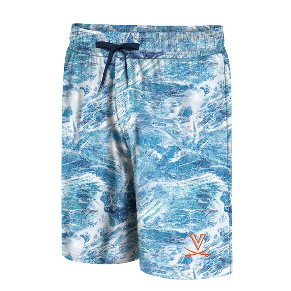 Colosseum Blue Virginia Cavaliers Realtree Aspect Ohana Short de bain pour homme