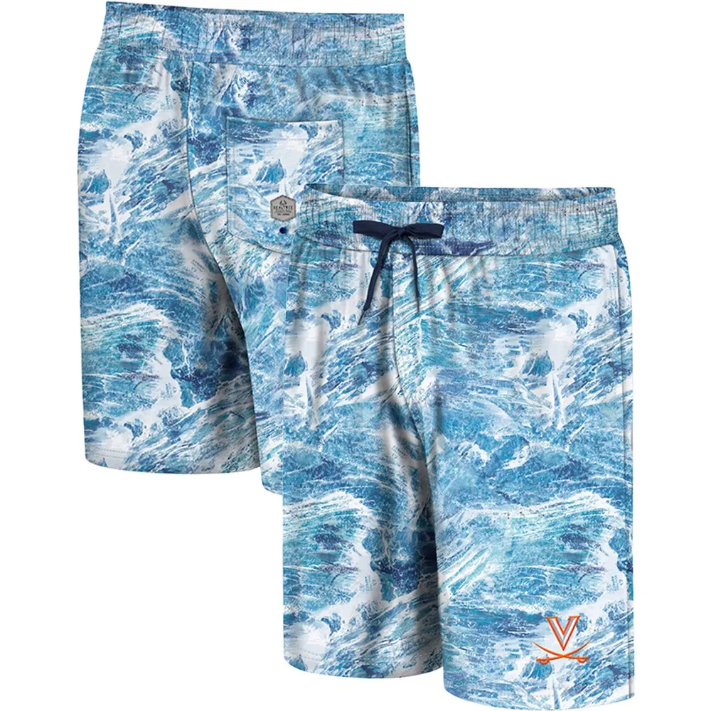 Colosseum Blue Virginia Cavaliers Realtree Aspect Ohana Short de bain pour homme