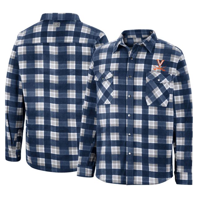 Veste Colosseum Navy Virginia Cavaliers Ellis Full-Snap pour homme