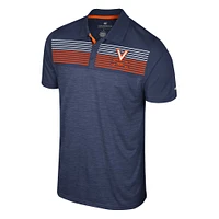 Men's Colosseum Navy Virginia Cavaliers Langmore Polo