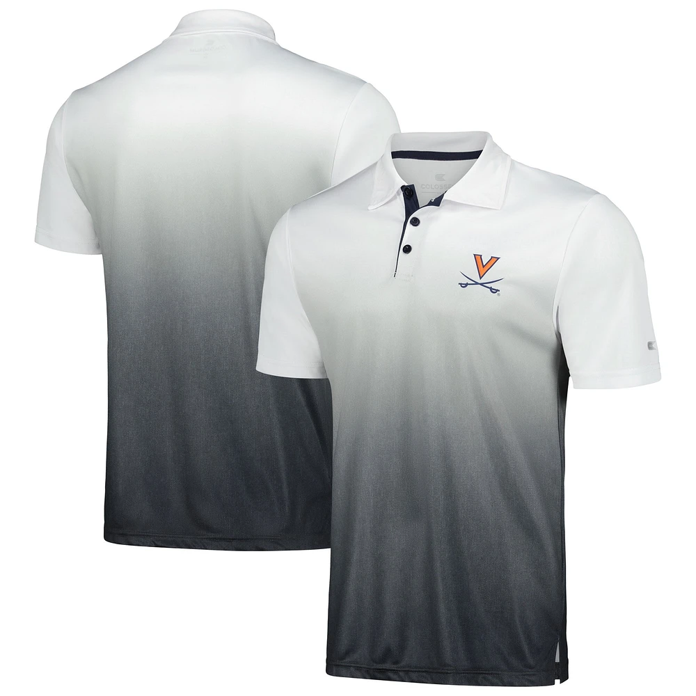 Men's Colosseum Navy Virginia Cavaliers Magic Team Logo Polo