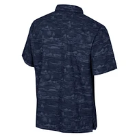 Men's Colosseum Navy Virginia Cavaliers Ozark Button-Up Shirt