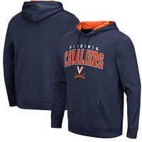 Pull à capuche Colosseum Navy Virginia Cavaliers Resistance pour hommes