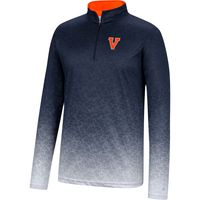 Men's Colosseum Navy Virginia Cavaliers Walter Quarter-Zip Windshirt