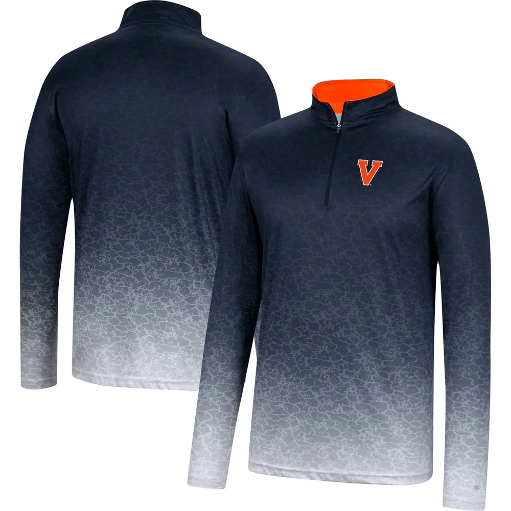 Coupe-Vent Homme Colosseum Navy Virginia Cavaliers Walter Quarter Zip