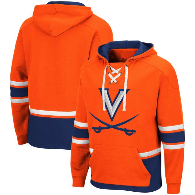 Sweat à capuche Colosseum Virginia Cavaliers Lace Up 3.0 pour homme orange