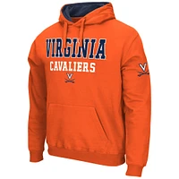 Men's Colosseum Orange Virginia Cavaliers Sunrise Pullover Hoodie