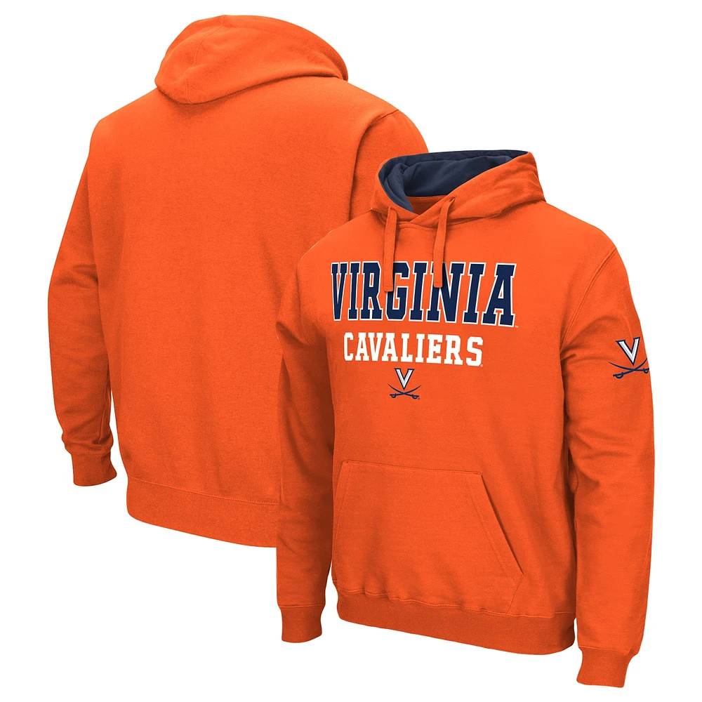 Sweat à capuche Colosseum Orange Virginia Cavaliers Sunrise pour homme