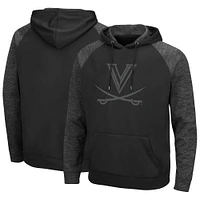 Sweat à capuche raglan ton sur Blackout 3.0 ColosseumVirginia Cavaliers pour hommes