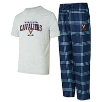 Ensemble de nuit pour homme Concepts Sport Virginia Cavaliers avec t-shirt et pantalon