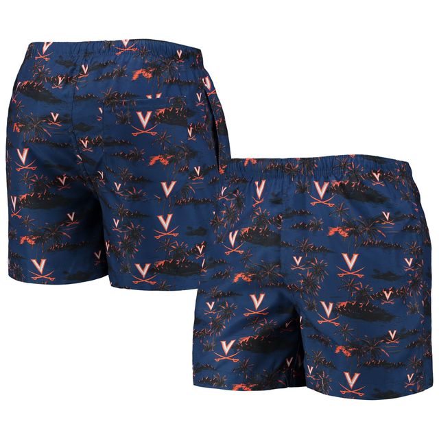 Maillot de bain FOCO Navy Virginia Cavaliers Island Palm pour homme