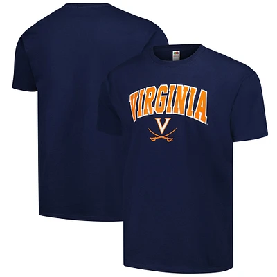Men's Navy Virginia Cavaliers Basic Logo T-Shirt
