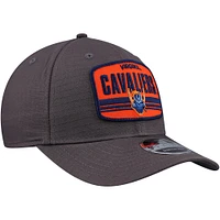 Men's New Era Charcoal Virginia Cavaliers Team Elevated 9SEVENTY Stretch-Snap Adjustable Hat