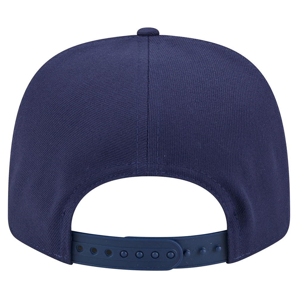 Casquette extensible à boutons-pression New Era bleu marine Virginia Cavaliers Gameday Multi-Rope 9SEVENTY pour homme