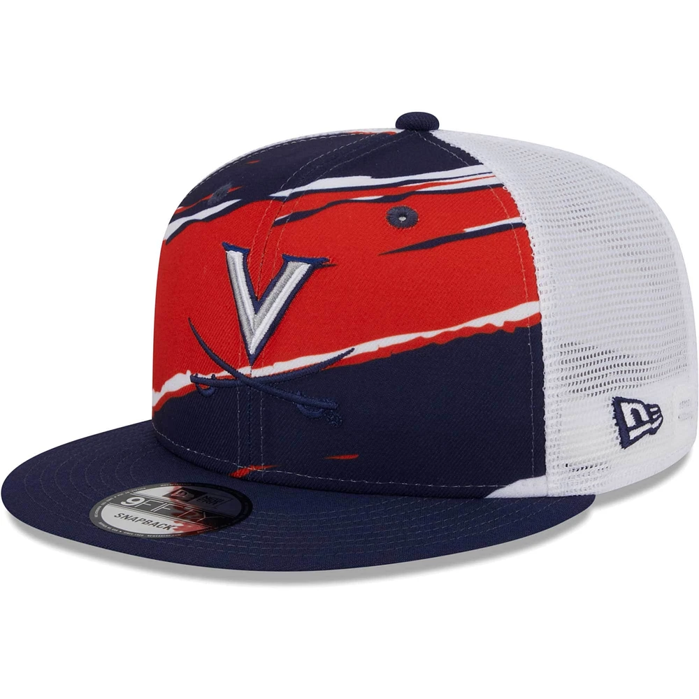 Casquette Snapback 9FIFTY Snapback Virginia Cavaliers Tear Trucker New Era pour hommes