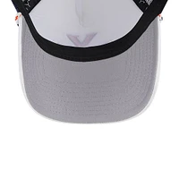 Casquette de camionneur réglable en mousse A-Frame 9FORTY New Era pour hommes, blanc/bleu marine, Virginia Cavaliers Court Sport