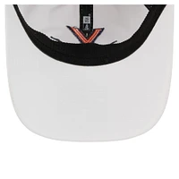 Men's New Era White Virginia Cavaliers Active Ripstop 9TWENTY Adjustable Hat