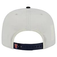 Men's New Era White Virginia Cavaliers Collegiate 9FIFTY A-Frame Snapback Hat
