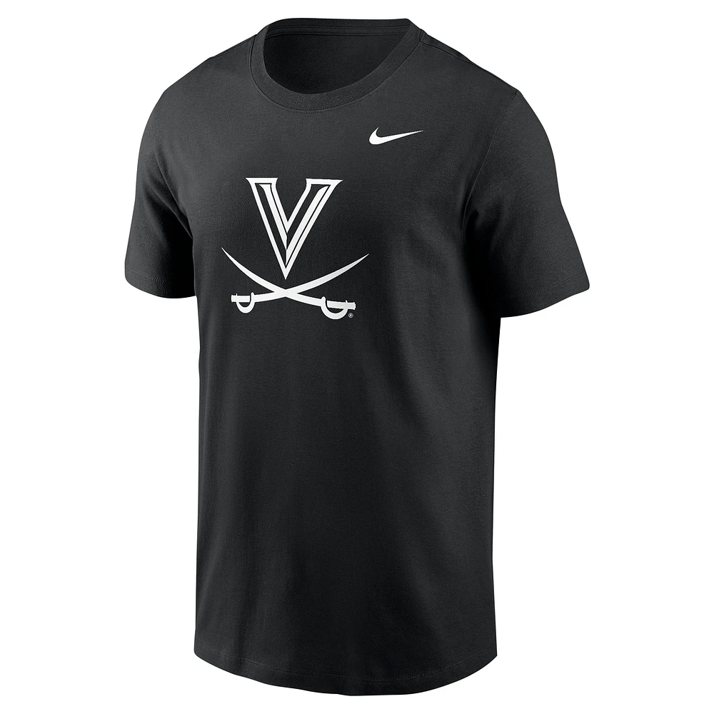 Men's Nike Black Virginia Cavaliers Logo T-Shirt