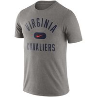 Men's Nike Heathered Gray Virginia Cavaliers Team Arch T-Shirt