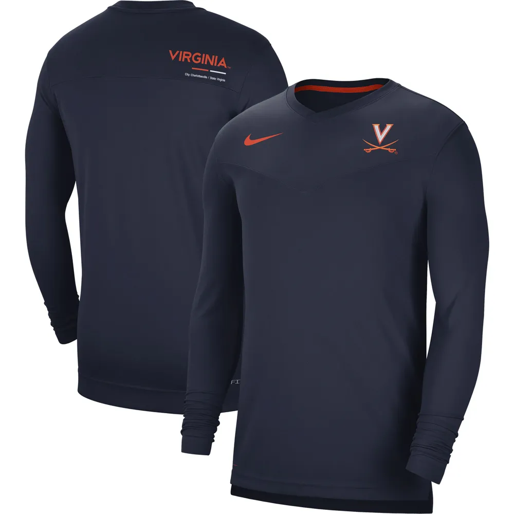 Women's Fanatics Branded Navy Virginia Cavaliers Virginia Strong V-Neck  T-Shirt