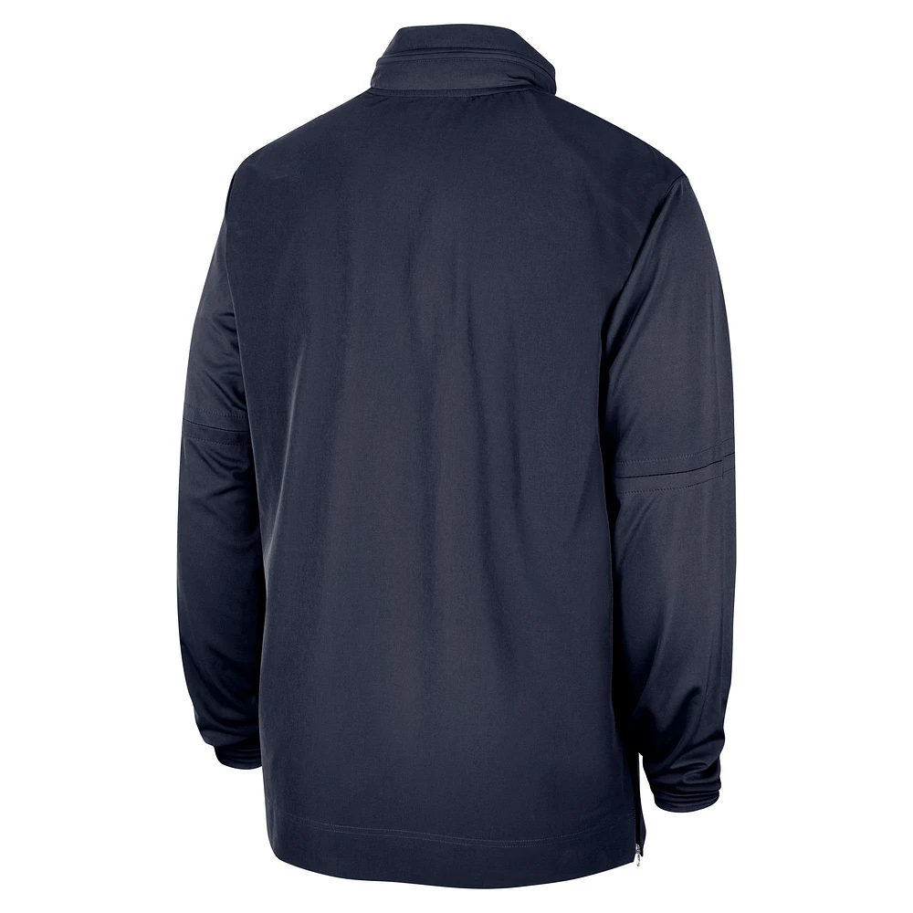 Veste à capuche Nike Virginia Cavaliers 2023 Coach pour homme, bleu marine