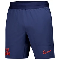 Short tissé Nike pour homme des Virginia Cavaliers 2024/25 Sideline Performance - Bleu marine