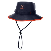 Chapeau bob Nike bleu marine Virginia Cavaliers 2024 Sideline Apex Performance Boonie pour homme