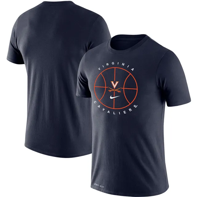 Nike / Men's Virginia Cavaliers Blue Vintage Logo Tri-Blend T-Shirt