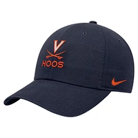 Casquette ajustable Nike Navy Virginia Cavaliers Club pour homme