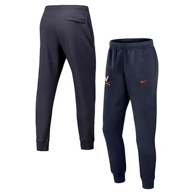 Pantalon en molleton Nike Virginia Cavaliers Club pour homme, bleu marine