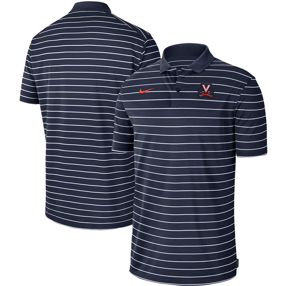 Polo de performance début saison 2023 Nike Navy Cavaliers Icon Victory Coaches pour homme