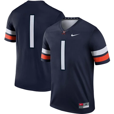 Maillot Nike pour homme, bleu marine, légende des Virginia Cavaliers Legend