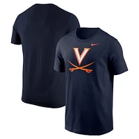 T-shirt Nike bleu marine avec logo des Virginia Cavaliers pour homme