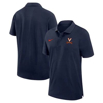 Polo Nike bleu marine Virginia Cavaliers Performance pour homme