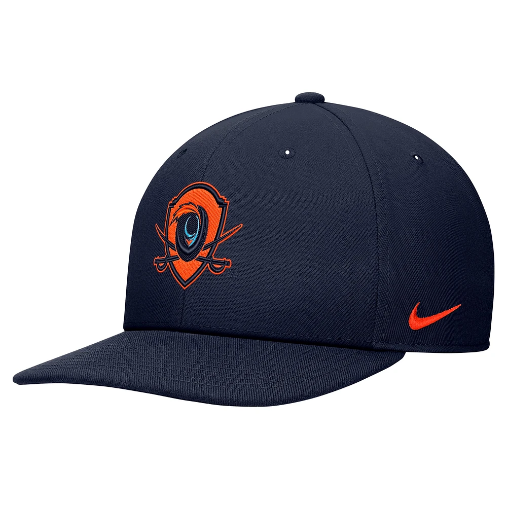 Men's Nike Navy Virginia Cavaliers Pro Snapback Hat