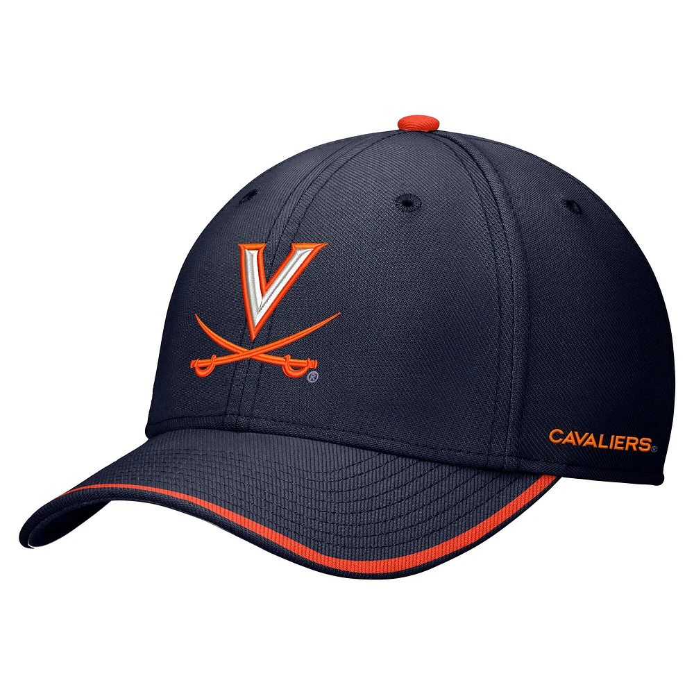 Men's Nike Navy Virginia Cavaliers Rise Performance Flex Hat