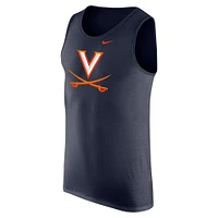 Men's Nike Navy Virginia Cavaliers Tank Top