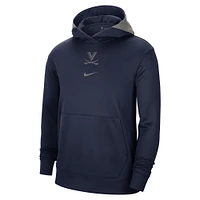 Sweat à capuche Nike Navy Virginia Cavaliers Team Basketball Spotlight Performance pour homme