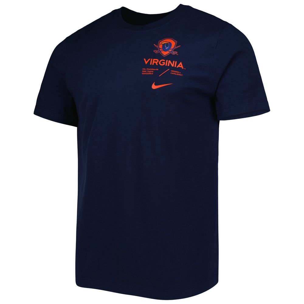 Men's Nike Navy Virginia Cavaliers Team Practice Performance T-Shirt