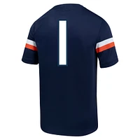 Men's Nike #1 Navy Virginia Cavaliers Untouchable Football Jersey