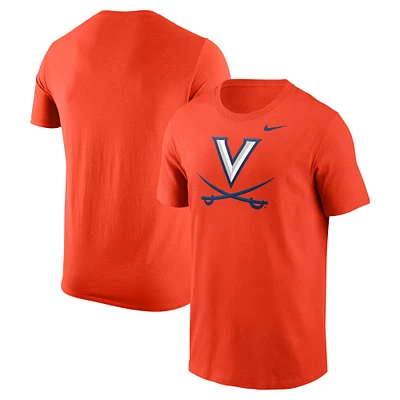 Men's Nike Orange Virginia Cavaliers Logo T-Shirt