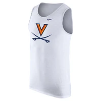 Débardeur Nike blanc Virginia Cavaliers pour homme