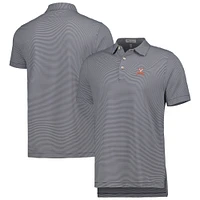 Men's Peter Millar Navy Virginia Cavaliers Jubilee Striped Performance Jersey Polo