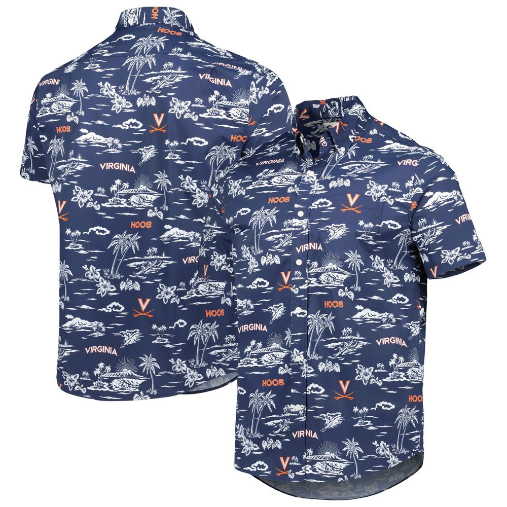 Men's Reyn Spooner Navy Virginia Cavaliers Classic Button-Down Shirt